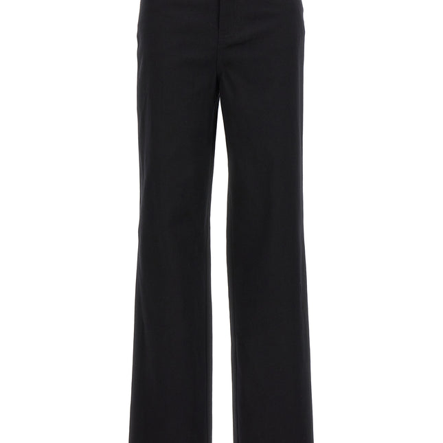 ROTATE BIRGER CHRISTENSEN Black Cotton High-Waisted Jean