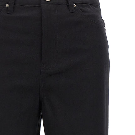 ROTATE BIRGER CHRISTENSEN Black Cotton High-Waisted Jean