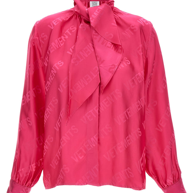 Vetements Fuchsia Viscose Blouse