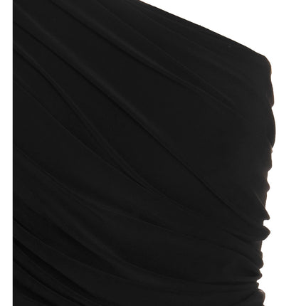 Norma Kamali Black Polyamide Tank Tops