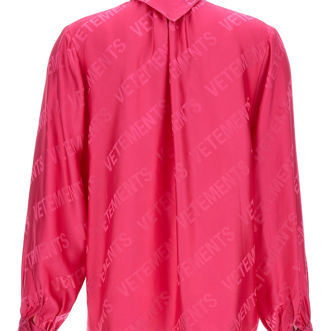 Vetements Fuchsia Viscose Blouse