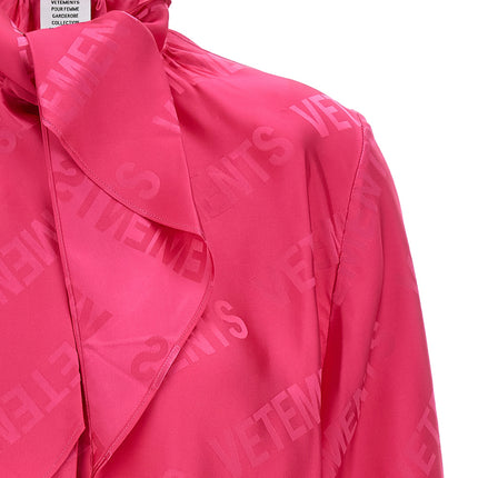 Vetements Fuchsia Viscose Blouse