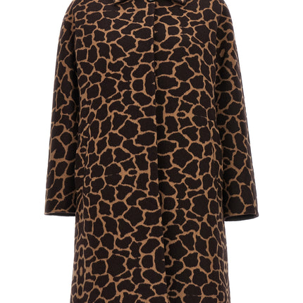 Max Mara Brown Virgin Wool Coat