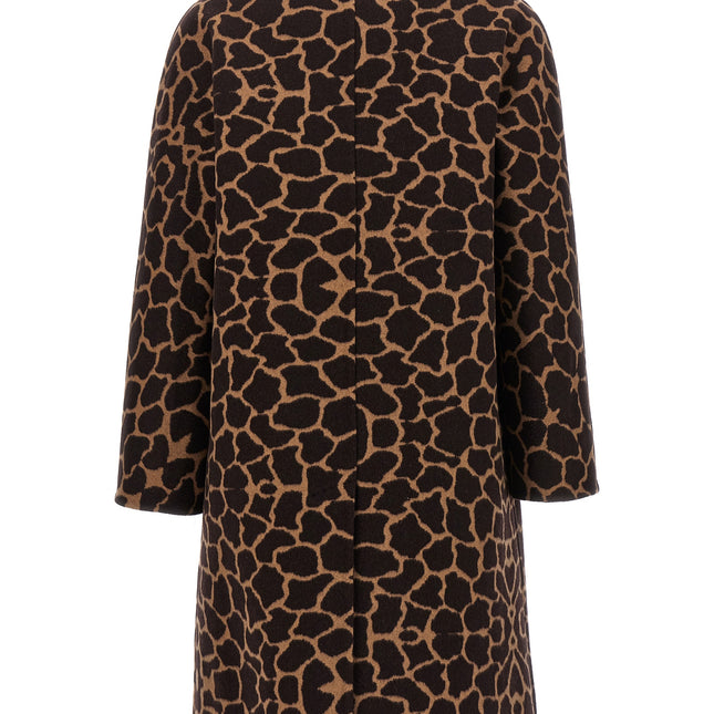 Max Mara Brown Virgin Wool Coat