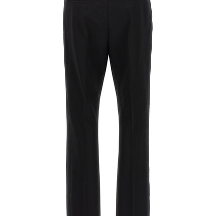 Max Mara Black Virgin Wool Dress Pants