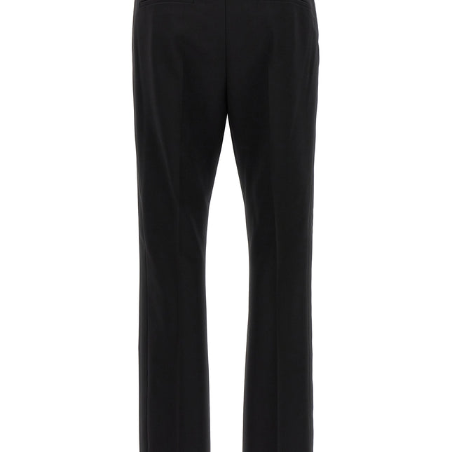 Max Mara Black Virgin Wool Dress Pants