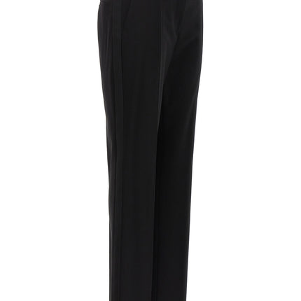 Max Mara Black Virgin Wool Dress Pants