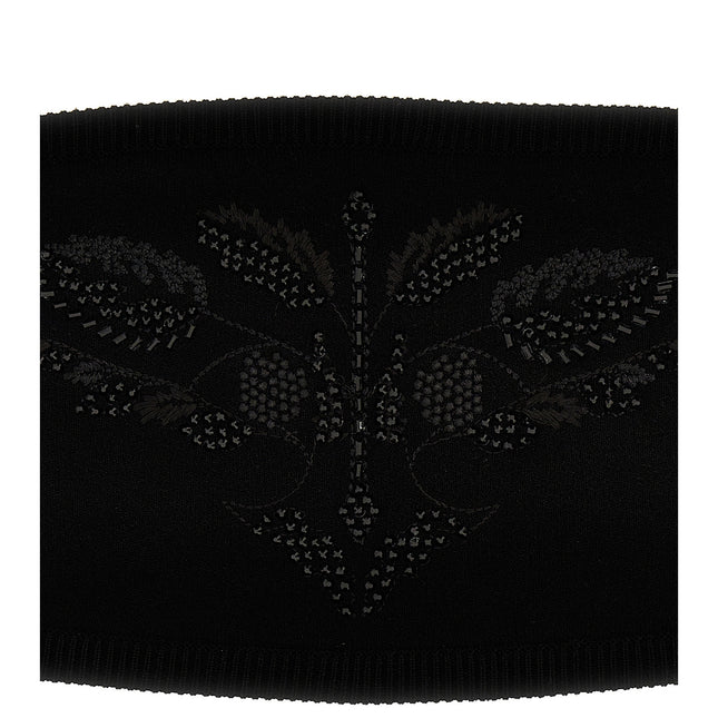 Max Mara Black Viscose Tank Tops