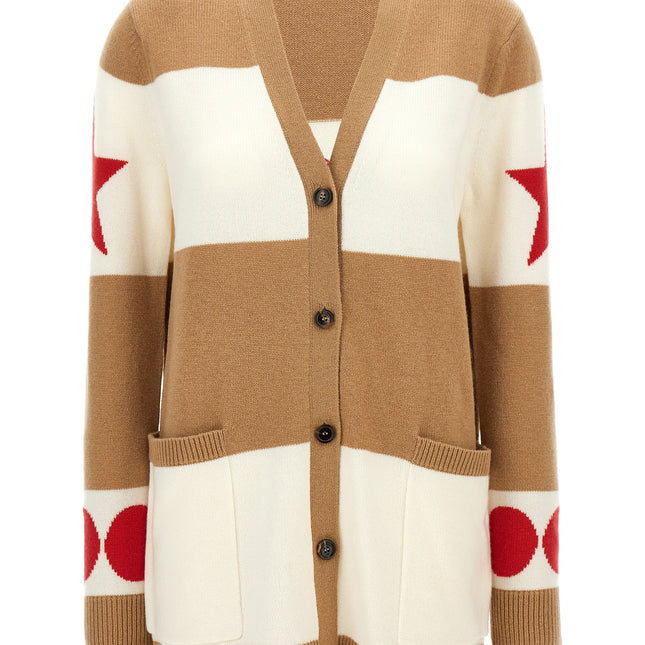 Max Mara Multicolor Wool Cardigan