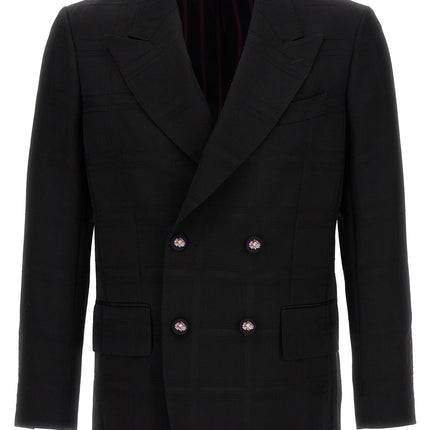 Etro Black Virgin Wool Blazer