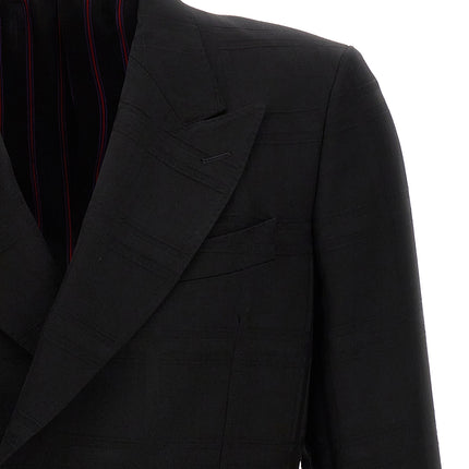 Etro Black Virgin Wool Blazer