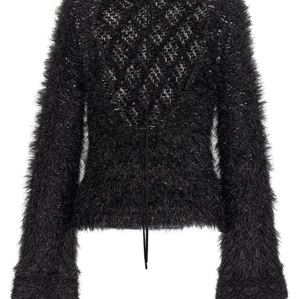 Victoria Beckham Black Polyester Cardigan