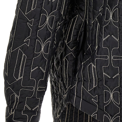 Palm Angels Gray Polyamide Shell Jacket