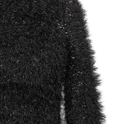 Victoria Beckham Black Polyester Cardigan