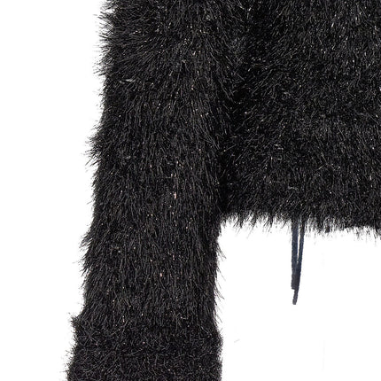 Victoria Beckham Black Polyester Cardigan