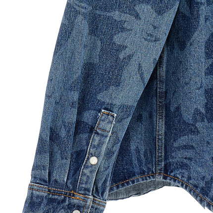 Palm Angels Blue Cotton Denim Jacket