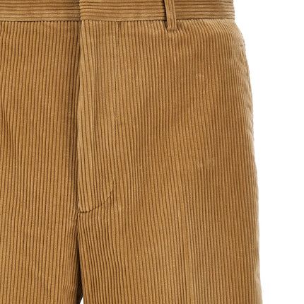 Palm Angels Beige Cotton Casual Pants