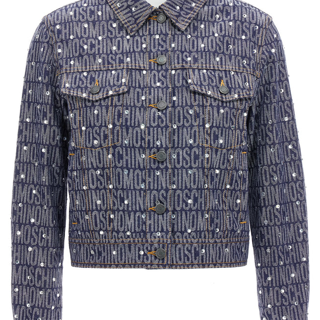 Moschino Blue Cotton Denim Jacket