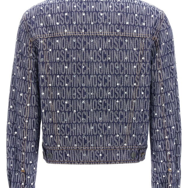 Moschino Blue Cotton Denim Jacket