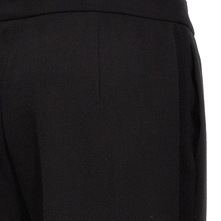 Moschino Black Viscose Dress Pants