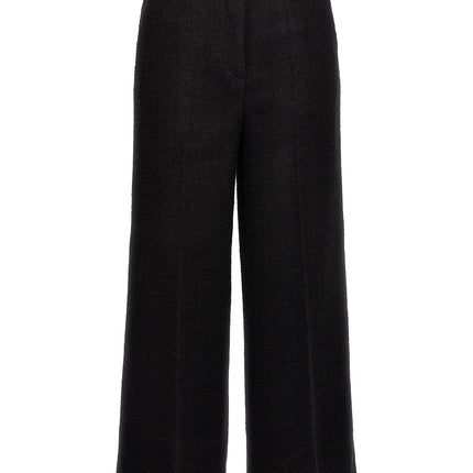 Moschino Black Wool Cropped Pants