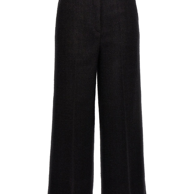 Moschino Black Wool Cropped Pants