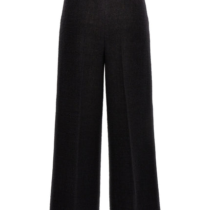 Moschino Black Wool Cropped Pants