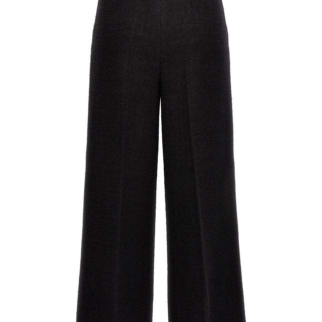Moschino Black Wool Cropped Pants