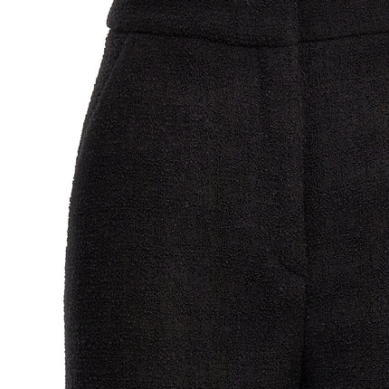 Moschino Black Wool Cropped Pants
