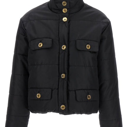 Moschino Black Polyamide Full-Length Jacket