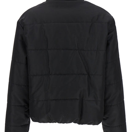 Moschino Black Polyamide Full-Length Jacket