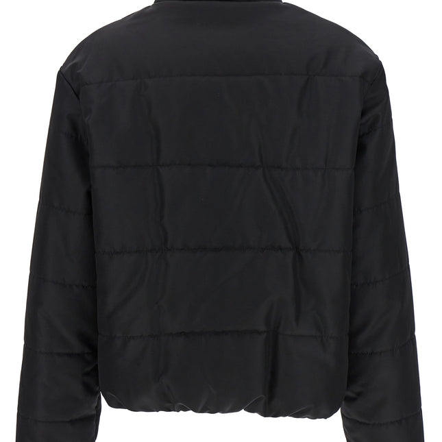 Moschino Black Polyamide Full-Length Jacket