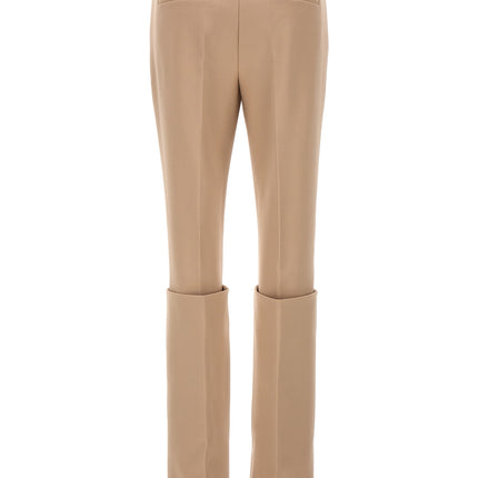 Sportmax Beige Polyester Dress Pants