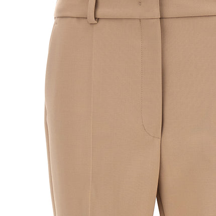 Sportmax Beige Polyester Dress Pants