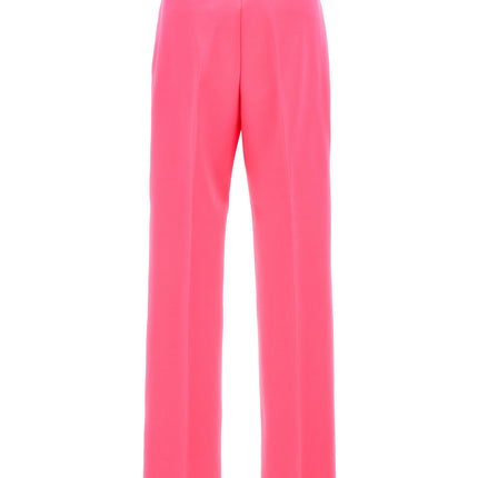 Sportmax Fuchsia Virgin Wool Casual Pants