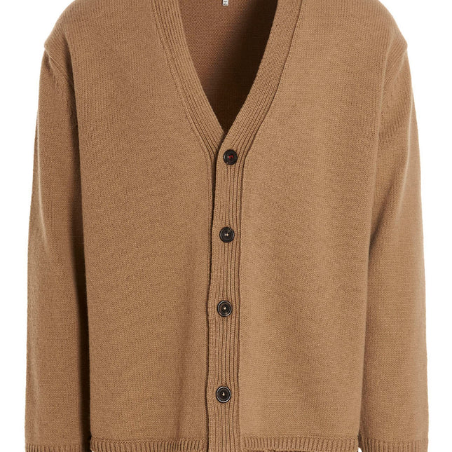 Maison Margiela Beige Wool Cardigan