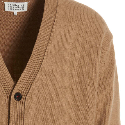 Maison Margiela Beige Wool Cardigan
