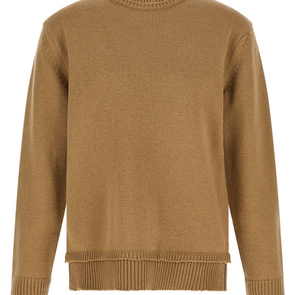Maison Margiela Beige Wool Cardigan