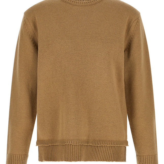 Maison Margiela Beige Wool Cardigan