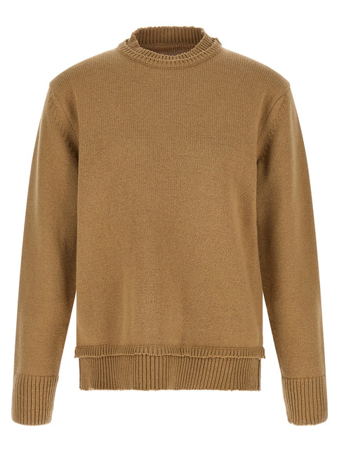 Maison Margiela Beige Wool Cardigan