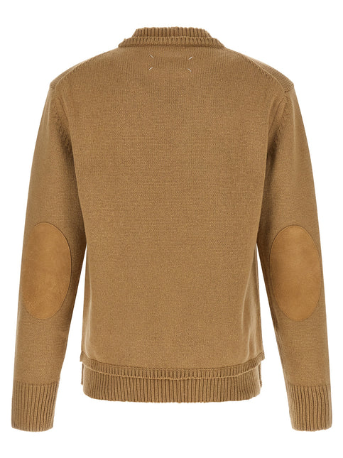 Maison Margiela Beige Wool Cardigan