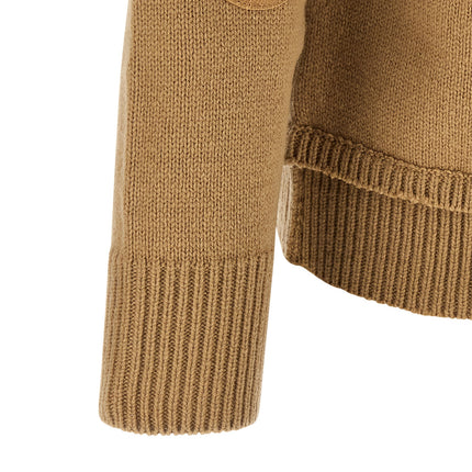 Maison Margiela Beige Wool Cardigan