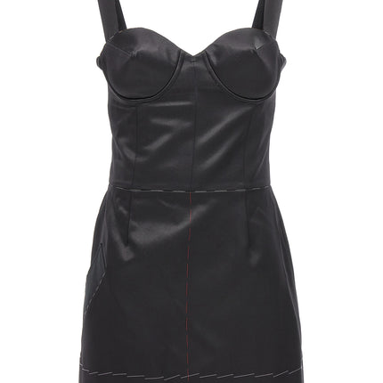 Maison Margiela Black Acetate Short Dress