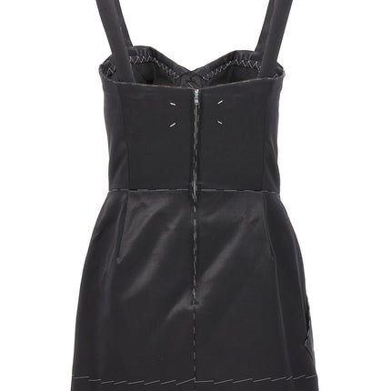 Maison Margiela Black Acetate Short Dress