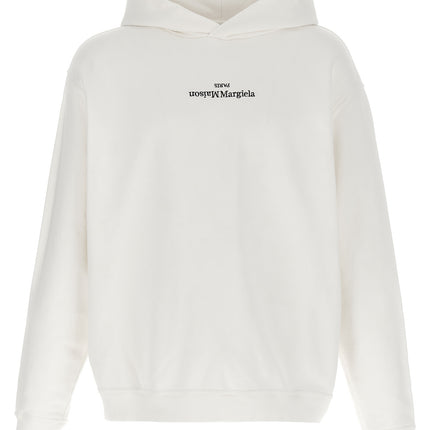 Maison Margiela White Cotton Sweatshirt