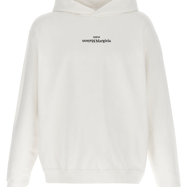 Maison Margiela White Cotton Sweatshirt