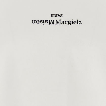 Maison Margiela White Cotton Sweatshirt