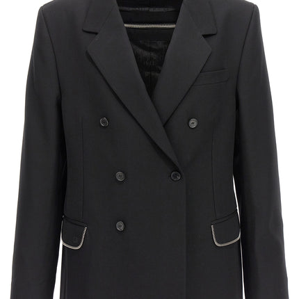 Off-White Black Virgin Wool Blazer