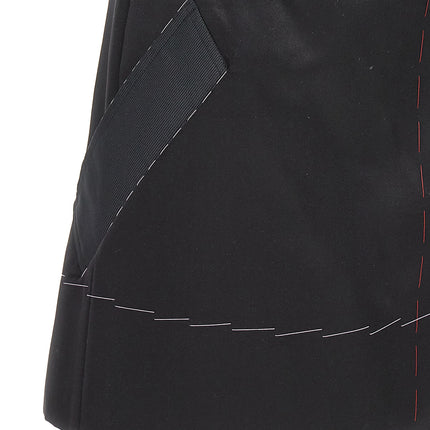 Maison Margiela Black Acetate Short Dress