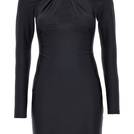 Coperni Black Polyamide Short Dress